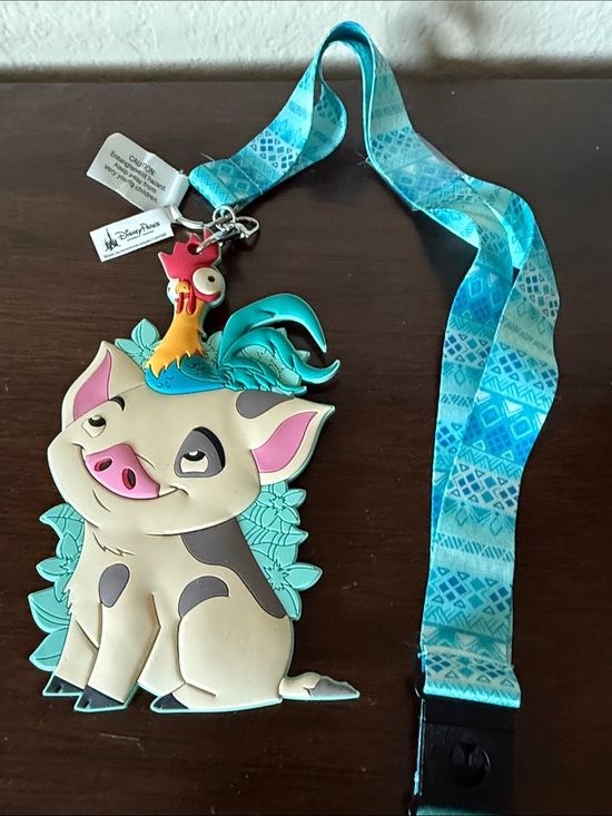 Disneyland Resort Other - NWT Pua and Hei Hei Disney Parks oversized lanyard. Adorable!!